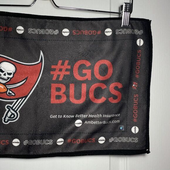 Lot of 2 NFL Tampa Bay Buccaneers Graphic Rally Towels #Go Bucs, #Go Bucs 18x11" - Picture 7 of 15